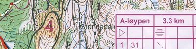 Bedriftsløp Stendafjell Mapreading Test