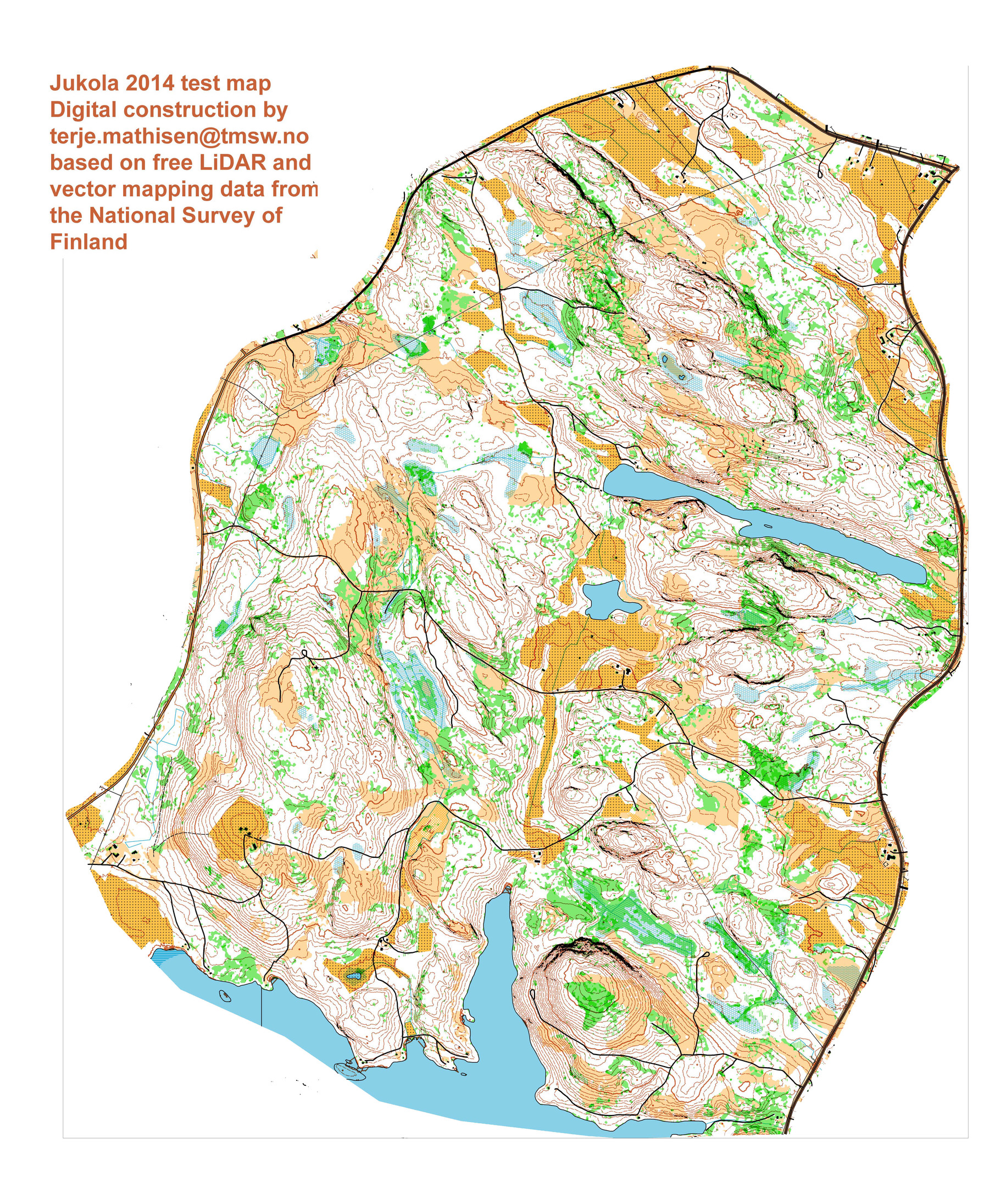 Jukola 2014 maps: Click to compare maps (2014-01-03)